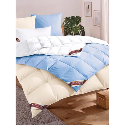 Daunenbettdecke HAEUSSLING Gr. 2, beige (elfenbein), B:155cm L:200cm, 100% Baumwolle, Bettdecken Image