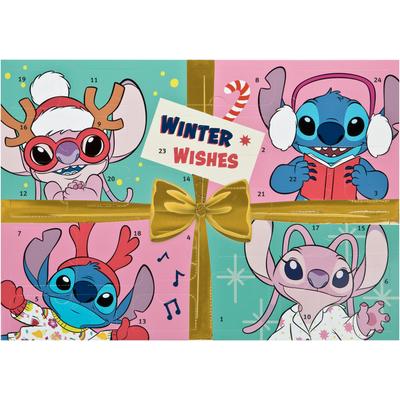 Spielzeug-Adventskalender UNDERCOVER "Lilo & Stitch", bunt, Adventskalender, KinderB:42cm H:29,7cm T:3cm, Kunststoff, B:42cm H:29,7cm T:3cm
