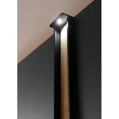 Schrankleuchte WIEMANN "LAGOS", schwarz, B:9,5cm H:1cm T:10cm, Lampen, Energiesparende LED Leuchtmittel Image