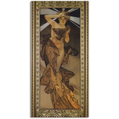 Wandbild ARTLAND "Sterne: Der Morgenstern", beige (farbe bild(er): naturfarben), B:75cm H:150cm T:1,8cm, Canvas, Leinwand, Bilder, als Leinwandbild, Wandaufkleber in verschied. Größen Image