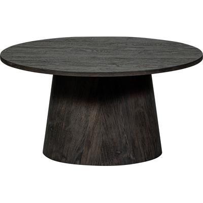 Couchtisch WOOOD "Venlo", braun (dunkelbraun, dunkelbraun), B:60cm H:45cm T:60cm, Tische, runde Form, H 45 cm x Ø 60 cm Image
