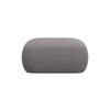Pouf FLEXLUX "Torino, rund, bodennah, Sitzhocker, Polsterhocker", braun (latte), B:91cm H:46cm T:91cm, Poufs, Modernes, organisches Hocker-Design, Kaltschaum, Wellenunterfederung