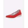 Ballerina CASUAL LOOKS, Damen, Gr. 42, rot, Veloursleder, sportlich, Schuhe