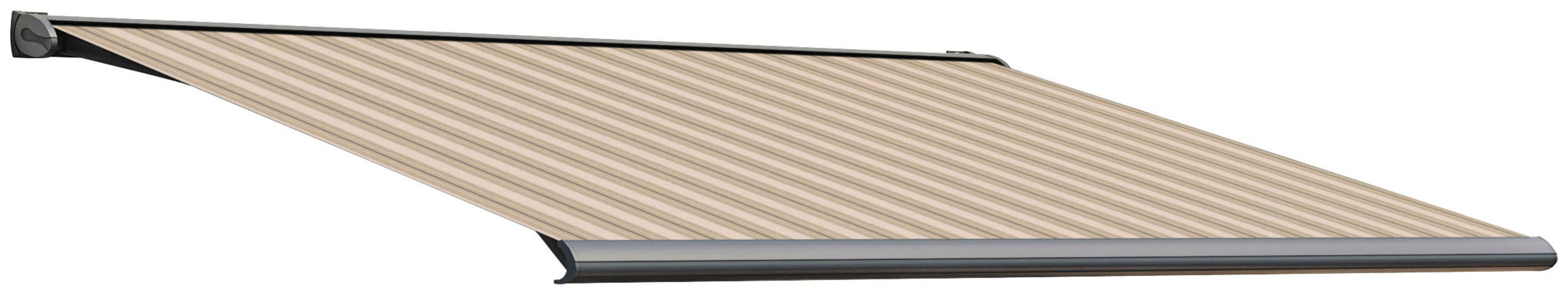 Kassettenmarkise WISMAR "S-Compact", beige (beige, braun), B:500cm H:19cm, Polyacryl, Markisen Image