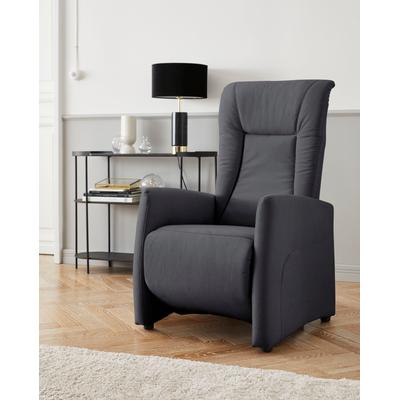 TV-Sessel SIT & MORE "Melissa", grau (dunkelgrau), B:71cm H:113cm T:85cm, 98% Polyester 2% Polyamid, Sessel, wahlweise elektrisch oder manuell verstellbar, optional Aufstehhilfe Image