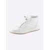Schnürstiefelette ANDREA CONTI, Damen, Gr. 36, weiß, Leder, Glattleder, Glattleder, modisch, Schuhe