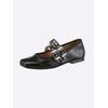 Ballerina HEINE, Damen, Gr. 36, schwarz, Leder, Glattleder, Lackleder, Lackleder, modisch, Schuhe
