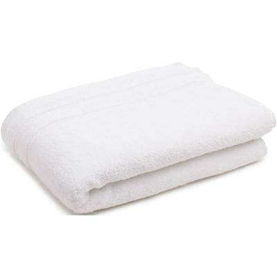 Badetuch GÖZZE "Monaco", weiß, B:70cm L:140cm, Walkfrottier, Obermaterial: 100% Baumwolle, Handtücher (Packung), Uni Farben, mit gewellter Bordüre, reine Baumwolle Image