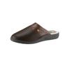 Pantoffel CLASSIC, Herren, Gr. 45, braun, Leder, Schuhe