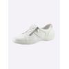 Schnürschuh WALDLÄUFER, Damen, Gr. 4,5, weiß, Glattleder, Nubukleder, feminin, Schuhe