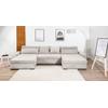 Wohnlandschaft COLLECTION AB "XXXL-Josy Relax U-Form Breite 352 cm, mit 2 gleich großen Recamieren", beige, B:352cm H:41cm T:161cm, 100%Polyester, Sofas, inkl. Bettfunktion, Bettkasten, mit 4 Rückenkissen in zwei Größen