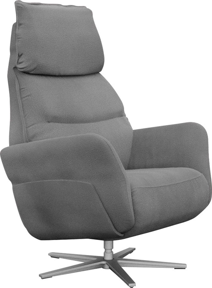 Relaxsessel ALINA "Thimo", grau (anthrazit xbo 9), B:84cm H:117cm T:90cm, Struktur fein XBO (100% Polyester), Sessel, Relaxsessel, in Größe L, Liegefläche 185cm, verstellbar, optional mit Aufstehhilfe