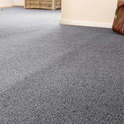 Teppichboden ANDIAMO "Luton, Feinschlinge, Made in Netherlands", grau, B:500cm H:6mm L:1500cm, Kunstfaser, Teppiche, meliert, Breite 400 cm oder 500 cm, strapazierfähig & pflegeleicht Image