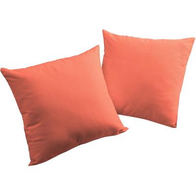 Kissenhülle ADAM "Uni Light Collection", orange, B:40cm L:40cm, Baumwolle, Obermaterial: 100% Baumwolle, Kissenbezüge, im Uni Design Image