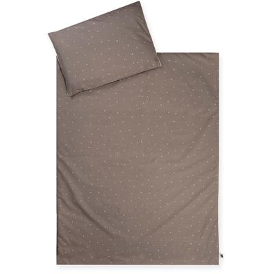Kinderbettwäsche JULIUS ZÖLLNER "Baby- und Kinderbettwäsche aus 100% Bio-Baumwolle", braun (wild dots), B/L: 100cm x 135cm, , Linon, B/L: 40cm x 60cm, Linon, Obermaterial: 100% Baumwolle, Bettwäsche, erhältlich in den Größen 80x80+35x40cm und...