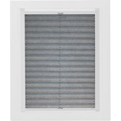 Dachfensterplissee SUNLINES "Young Style Energy Saving", grau (silbergrau, weiß), B:30,50cm H:73,90cm, Obermaterial: 100% Polyester, Plissees, mit Energiespareffekt, mit Führungsschienen Image