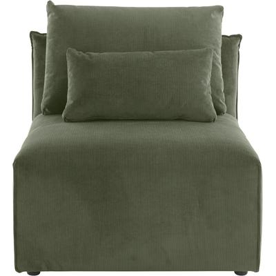 Sessel ANDAS "Nöre", grün (dunkelgrün), B:82cm H:86cm T:90cm, Samtoptik (100% Polyester), Struktur (100% Polypropylene), Webstoff (100% Polyester), Struktur fein (100% Polyester), Luxus-Microfaser Lederoptik (100% Polyester), Baumwoll-/Leinenmix... Image