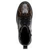 Stiefelette JANA, Damen, Gr. 37, schwarz (schwarz, gemustert), Textil, feminin, Schuhe