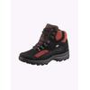 Stiefelette WALDLÄUFER, Damen, Gr. 7,5, schwarz (schwarz, rot), Nubukleder, Rindsleder, sportlich, Schuhe