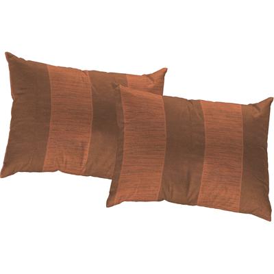 Kissenhülle WIRTH "Niederau" Gr. 1, orange (terra), B:40cm L:40cm, Polyester, Obermaterial: 67% Polyacryl, 33% Polyester, Kissenbezüge Image