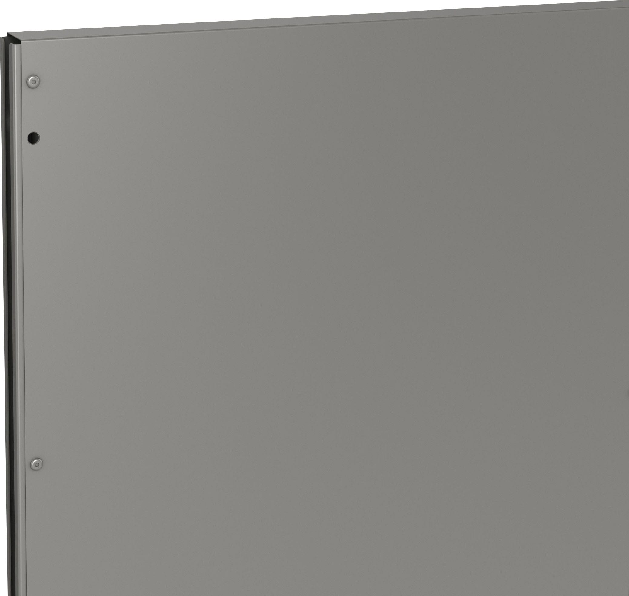 Hochbeet-Verkleidung BIOHORT "Paneelpaket MIDI", grau (quarzgrau, metallic), B:143cm H:61cm, Stahlblech, Abdeckblenden, BxH: 143x61 cm Image