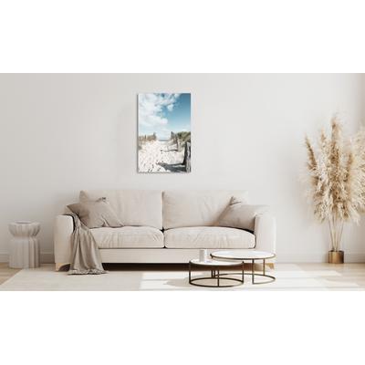Acrylglasbild QUEENCE "Exeter", blau (farbe bild(er): blau), B:90cm H:60cm, Bilder, Fine Art-Print in Galeriequalität Image