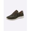 Sneaker CASUAL LOOKS, Damen, Gr. 42, grün (oliv), Nubukleder, Textil, sportlich, Schuhe