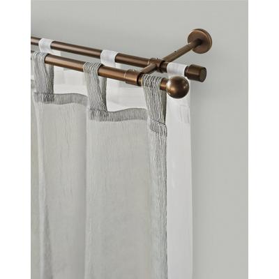 Gardinenstange GARESA "BOLTI", braun (bronzefarben), L:200cm Ø:16mm, Metall, Gardinenstangen, Vorhanggarnitur, verlängerbar, Wandmontage, ohne Ringe Image