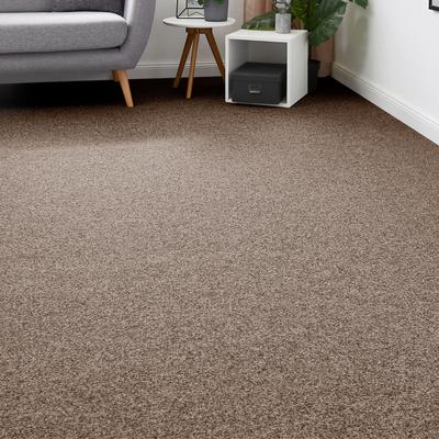 Teppichboden ANDIAMO "Invita, Nadelvlies, Made in Belgium", beige, B:400cm H:5mm L:1000cm, Kunstfaser, Teppiche, melierte Optik, Breite 200 cm oder 400 cm, robust & strapazierfähig Image