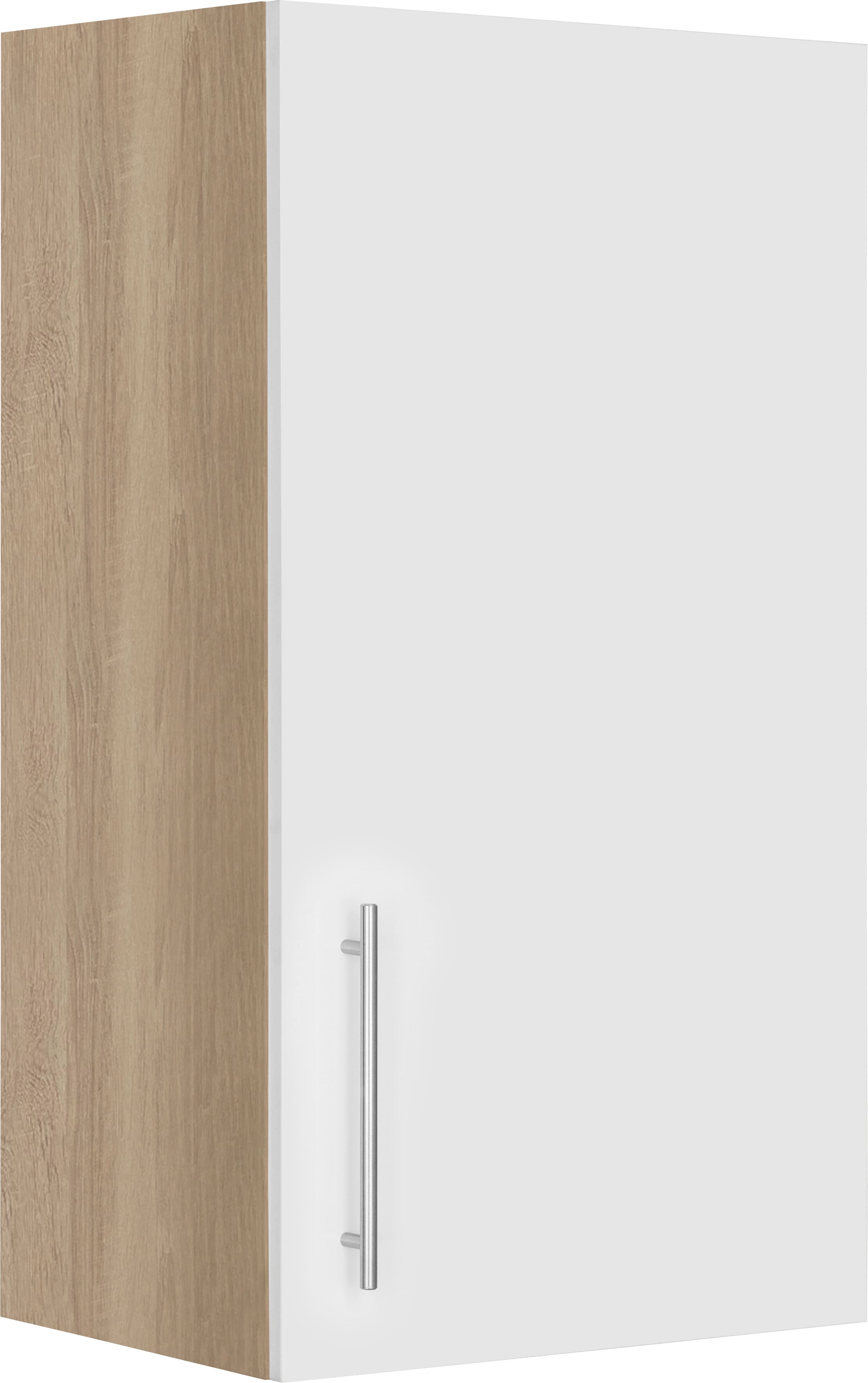 Hängeschrank WIHO KÜCHEN "Cali", weiß (front: weiß matt, korpus: sonoma eichefarben), B:50cm H:90cm T:35cm, Schränke, Hängeschrank, 50 cm breit, 90 cm hoch
