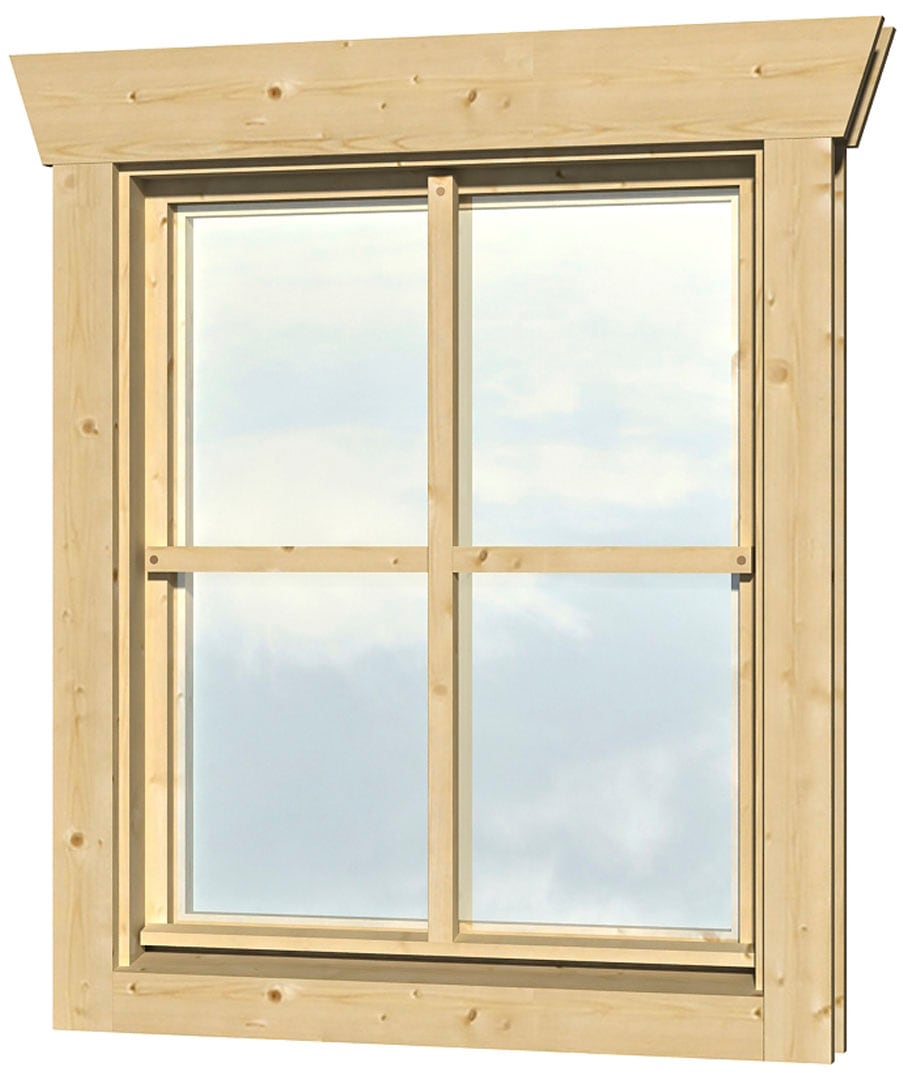 Fenster SKANHOLZ "Einzelfenster", beige (natur), B:57,5cm H:70,5cm, Glas, Massivholz, Fenster, Anschlag rechts