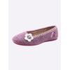 Hausschuh THIES, Damen, Gr. 37, lila (flieder), Polyester, modisch, Schuhe