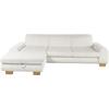 Ecksofa "SO 3400 Sitzhöhe 47cm oder 49cm, Sitztiefe verstellbar, B/T: 307/195cm", silber, B:307cm H:84cm T:195cm, 88% Polyester, 12% Polyamid, SET ONE BY MUSTERRING, Sofas, whlw. mit Funktion, Kaltschaum, in Cord, natur, Sitzhöhe 47