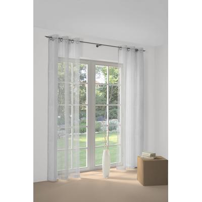 Gardine WIRTH "Anja" Gr. 16, weiß (sanftes weiß), B:600cm H:225cm, Polyester, Gardinen, Store Image
