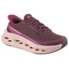 Slip-On Sneaker SKECHERS "MAX CUSHIONING GLIDE-STEP-SAPPHIRE", Damen, Gr. 35, rot (burgunderrot), Lederimitat, Mesh, sportlich, Schuhe, Laufschuh, Trainingsschuh mit dämpfender Glide Step Sohle