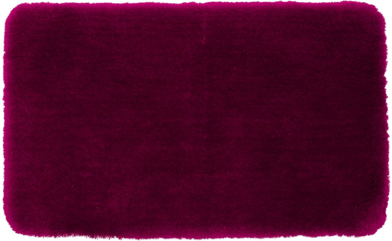 Badematte GÖZZE "»DELUXE«", lila (cyclam), rechteckig (70cm x 120cm ), 1 Stk., Polyester, Badematten, Badematte, mit extra hohem Flor Image