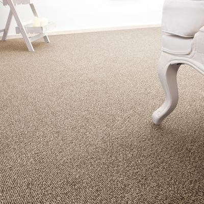 Teppichboden ANDIAMO "Carlos, Feinschlinge, Made in Netherlands", beige, B:500cm H:6,5mm L:900cm, Polypropylen, Teppiche, melierte Optik, Breite 400 cm oder 500 cm, strapazierfähig Image