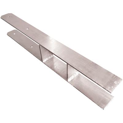 H-Pfostenanker KARIBU, silber (silberfarben), H: 60cm, Stahl, Bodenanker Image