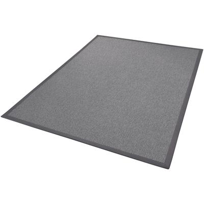 Teppich DEKOWE "Naturana Panama Spezial", grau, B:67cm H:8mm L:200cm, Kunstfaser, Teppiche, Flachgewebe, meliert, Sisal-Optik, mit Bordüre, Wohnzimmer Image