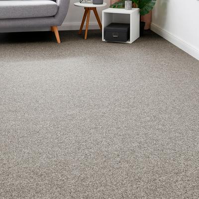 Teppichboden ANDIAMO "Invita, Nadelvlies, Made in Belgium", beige (sand), B:400cm H:5mm L:450cm, Kunstfaser, Teppiche, melierte Optik, Breite 200 cm oder 400 cm, robust & strapazierfähig Image