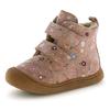 Lauflernschuh NATURINO "Bubble Wide", Kinder, Gr. 25, rosa blumen, Veloursleder, geblümt, casual, Schuhe, Klettstiefel mit Wollfutter, Größenschablone zum Download