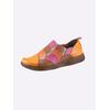 Slipper GEMINI, Damen, Gr. 41, bunt (orange, bunt), Glattleder, sportlich, Schuhe