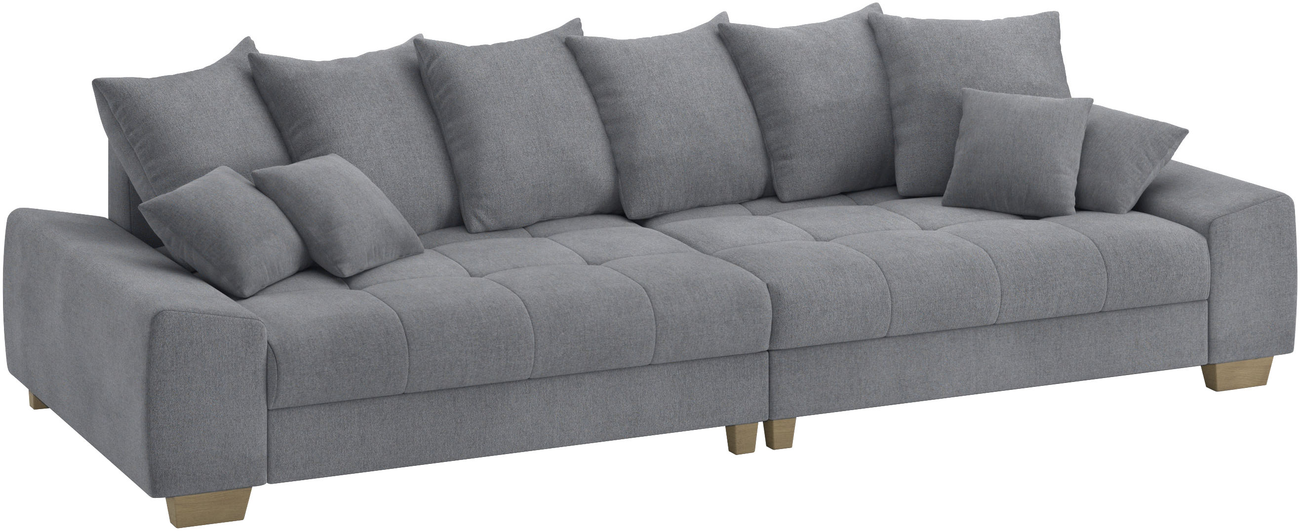 Big-Sofa MR. COUCH "Nikita II", grau, B:300cm H:88cm T:118cm, Novaclean Avanti (100% Polyester), Sofas Image