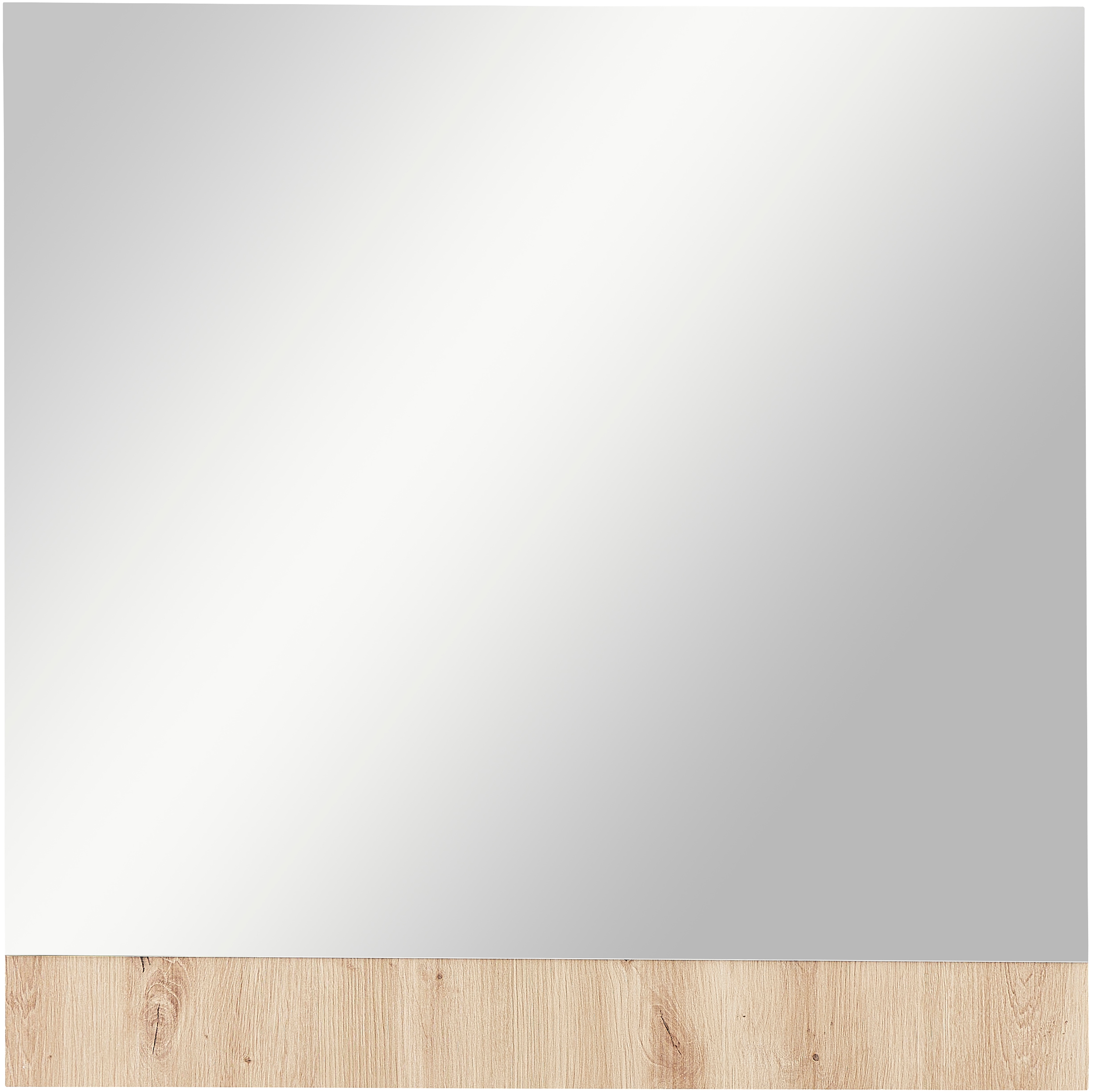 Garderobenspiegel INNOSTYLE "FUN Wandspiegel", braun (artisan eiche), B:84cm H:84cm T:2cm, Holzwerkstoff, Spiegelglas, Spiegel, Spiegelfläche 74 x 84 cm Image