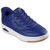 Slip-On Sneaker SKECHERS "UNO CTL-UNO DURABUCK SLIP IN", Herren, Gr. 46, blau (dunkelnavy), Lederimitat, casual, Schuhe, Retro Sneaker, Slipper mit Luftkissendämpfung