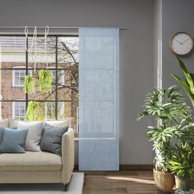 Schiebegardine NEUTEX FOR YOU "Libre-ECO", blau, B:60cm H:145cm, Jacquard, Polyester, Gardinen, nach Maß Image