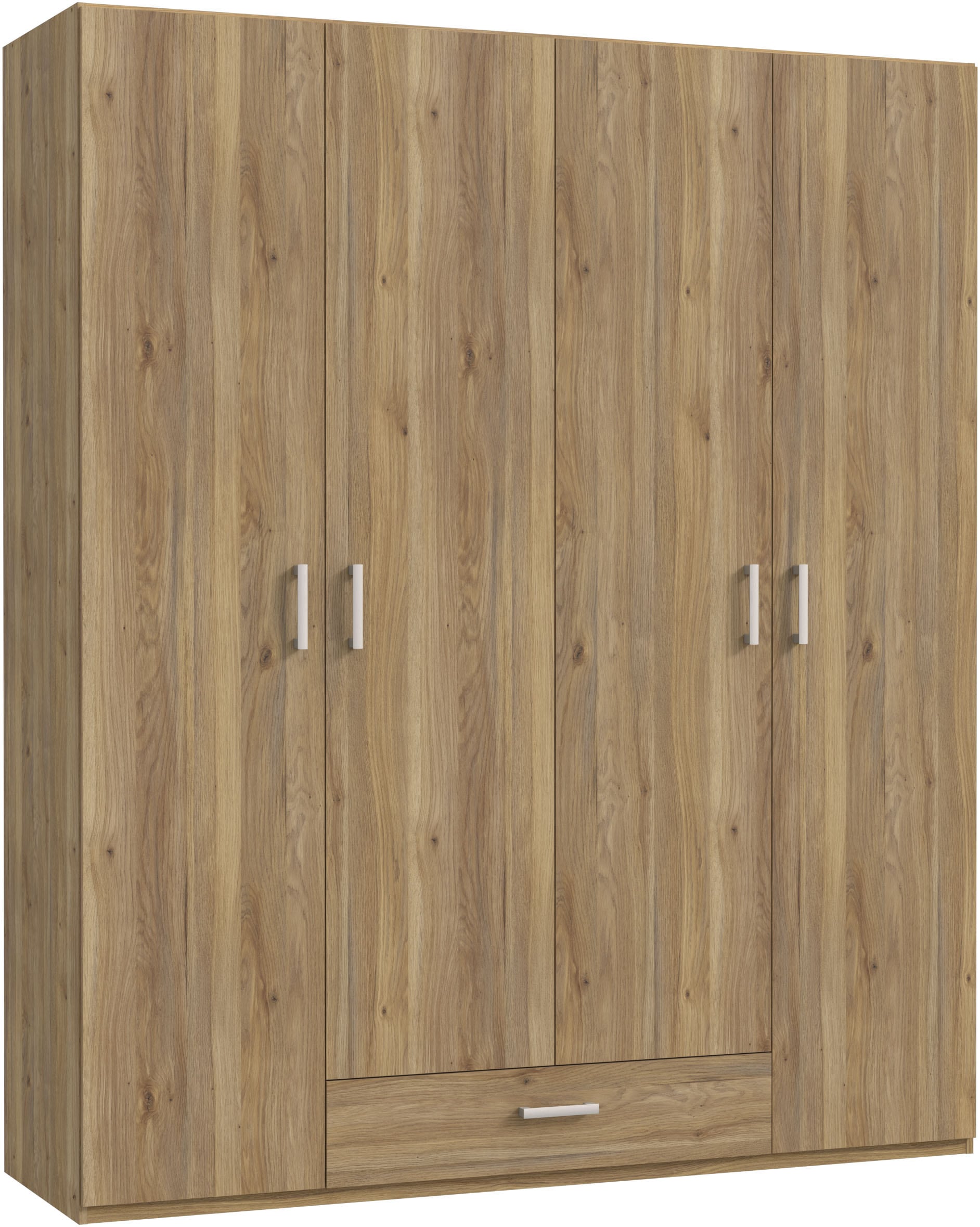 Drehtürenschrank FORTE, eiche, B:177,5cm H:210,5cm T:54,2cm, Spanplatte, Schränke, Drehtürenschrank, Drehtürenschrank, sehr viel Stauraum