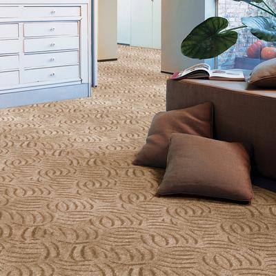 Teppichboden ANDIAMO "Amberg, Strukturschlinge, Made in Belgium", beige, B:400cm H:9mm L:600cm, Kunstfaser, Teppiche, Breite 200, 300, 400 oder 500 cm, Hoch-Tief Effekt, strapazierfähig Image