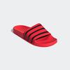 Badesandale ADIDAS ORIGINALS "ADILETTE SLIDES", Gr. 42, lucid rot, core schwarz, lucid rot, Synthetik, sportlich, Schuhe