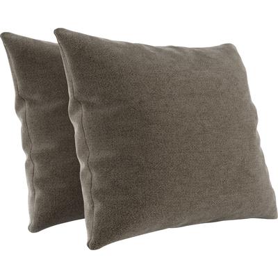 Sofakissen SIT & MORE "Billund", braun (nougat), B:50cm H:50cm T:8cm, 95% Polyester 5% Polyamid, Polsterauflagen, 2er Kissen-Set wahlweise in zwei Größen Image